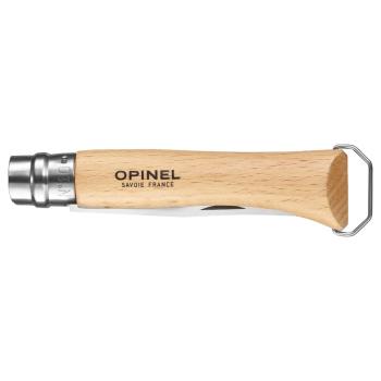 Opinel No 10 Taschenmesser mit Korkenzieher, Karte